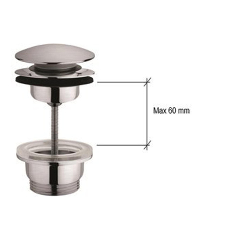Plieger 2 in 1 vidange pop-up design avec trop-plein 1 1/4 en acier inoxydable SW238037