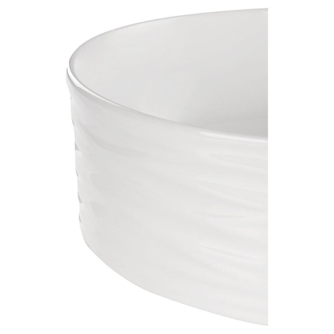 Differnz Wave vasque 37x37x12cm céramique blanc brillant SW811272