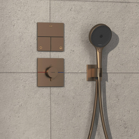 Hansgrohe ShowerSelect Comfort E Thermostaat - inbouw - geborsteld brons SW918038