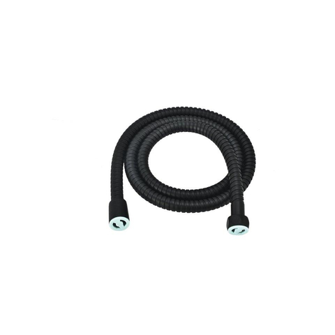 FugaFlow Eccelente Acces Ensemble de douche de tête encastré - thermostatique - bras de plafond - douche de tête 30cm - douchette à barre - flexible de douche métallique - noir mat SW1450495