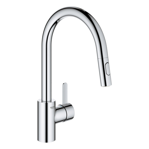 GROHE Eurosmart Cosmopolitan Robinet de cuisine avec mousseur extractible Dual Spray Chrome SW225328