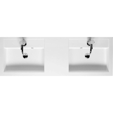 Saniclass New Future Bologna meuble sans miroir 120cm Blanc brillant SW17803