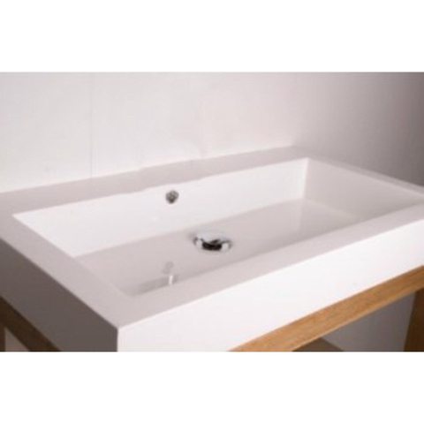 Saniclass Florence Meuble salle de bain avec miroir 100x48.5cm Blanc brillant sw6520