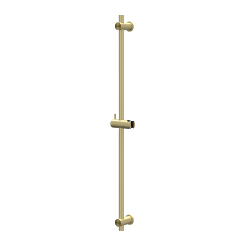 IVY Concord Ensemble de douche pluie - encastré - symmetry - inverseur d’arrêt 2 voies - bras de plafond 20 cm - douche de tête medium 30 cm - barre de douche avec sortie - flexible de douche 150 cm - douchette barre - RVS316 - or brossé mat PVD SW1032012
