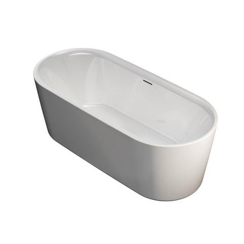 Baignoire îlot Riho Modesty 170x76cm Acrylique blanc SW523341
