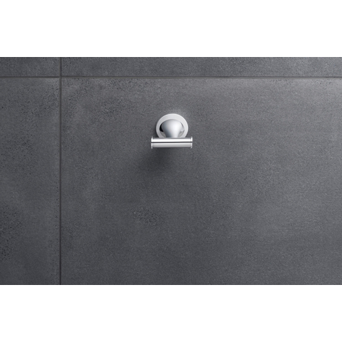Duravit Starck T Handdoekhaak - dubbel - rond - chroom SHOWROOMMODEL SHOW26620