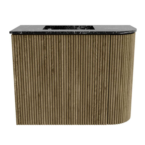 Mondiaz JOYA-DLUX 51.6cm toiletmeubel - ronding rechts kleur Dusk - Wastafel FAYE positie Links 1 kraangat kleur Lava. SW1423234