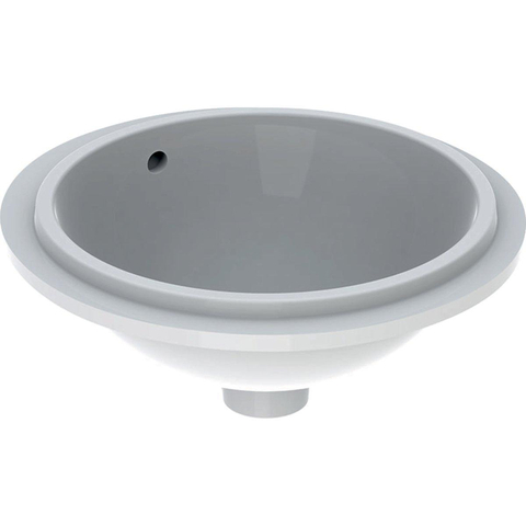 Geberit VARIFORM onderbouwwastafel - 39x39cm - zonder kraangat - met overloop - wit SW421896