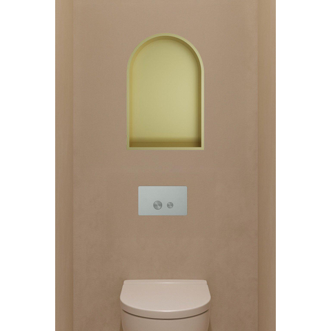 Hotbath &MORE Inbouwbox of inbouwnis Toogmodel - 30x45x10cm - PVD - geborsteld messing (goud) SW1246495
