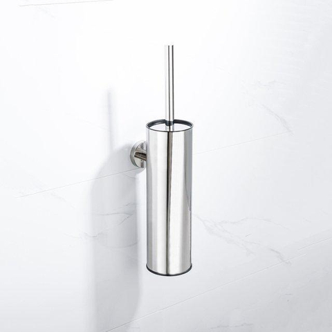 Fortifura Calvi Toiletset 5-delig - toiletrolhouder - reserverolhouder - toiletborstelhouder - handdoekhaak - pedaalemmer - hoogglans chroom SW1443516
