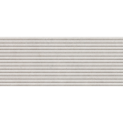 ÉCHANTILLON Terravito Melora carreau mural - 30x75cm - rectifié - effet béton - décor Pearl mat (gris) SW1130711