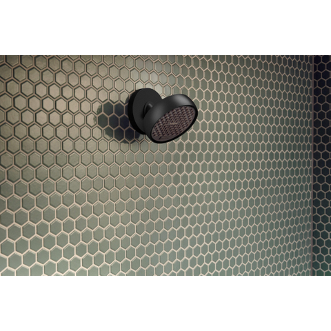 Hansgrohe Activera S douche de tête - 9.5cm - 2 jets - ecosmart+ - noir mat SW1566614