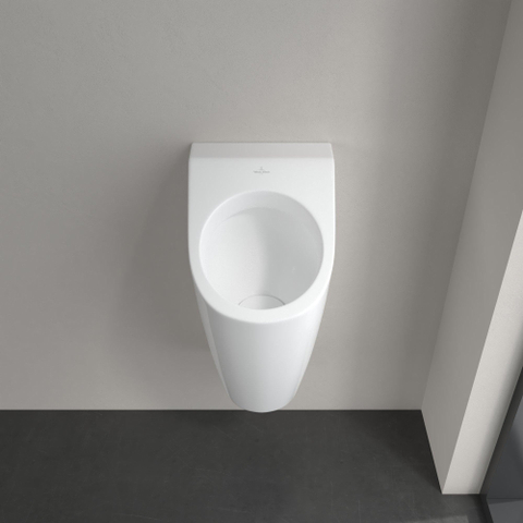 Villeroy & Boch Architectura Omnia Architectura urinoir rond - met verdekte aan en afvoer - White Alpine (glans wit) 0124436