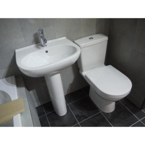 Villeroy & Boch O.novo combipack - met zitting PK CeramicPlus - White Alpine (glans wit) 0124169