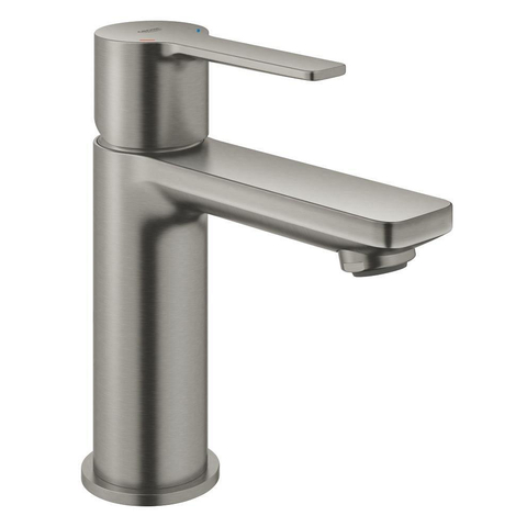 Grohe Lineare New Waterbesparende Wastafelkraan - XS-Size - met temperatuurbegrenzer - met klikwaste - Supersteel (RVS) SW97532
