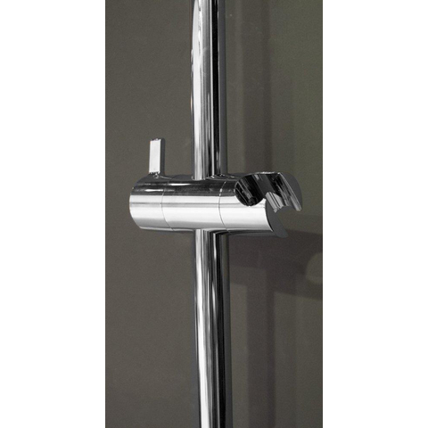 Hotbath Mate Glijstang - 90cm - kunststof - geborsteld nikkel (RVS) SW20699