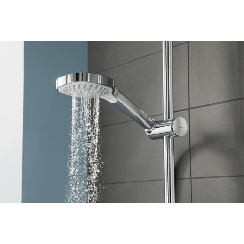 Hansgrohe Croma select e Handdouche Multi - ecosmart 1/2 x - diameter 11cm - met soft rain intense rain en massagestraal wit/chroom - wit chroom 0605327