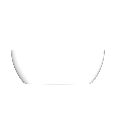 Arcqua Tira baignoire semi-autoportante - 170x80cm - back to wall - acrylique - blanc brillant SW1467733