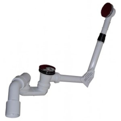 Viega Citaplex garniture de vidage et de trop-plein pour baignoire à fermeture clic-clac laiton Chrome GA92327