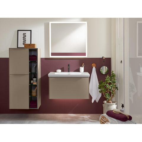 Villeroy & Boch Subway 3.0 meubelwastafel - 80x47cm - 1 kraangat - met overloop - White Alpine (glans wit) SW641532