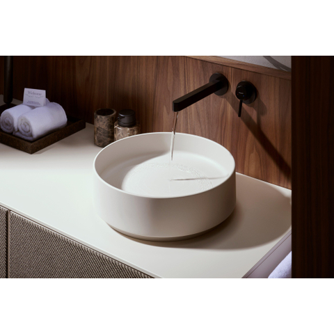 Hansgrohe Finoris 1 greeps wastafelkraan - inbouw - voorsprong 228 mm - met afvoerplug - mat zwart SW651252