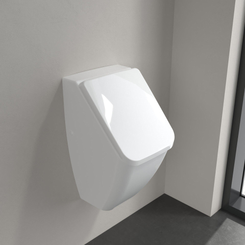 Villeroy & Boch venticello deksel - voor urinoir - met softclose chroom/wit - White Alpine (glans wit) SW106582