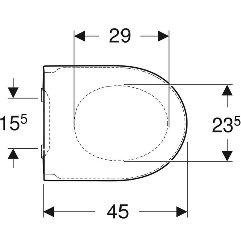 Geberit Icon wc-zitting - softclose & quickrelease - topfix - Duroplast Wit glans SW546989