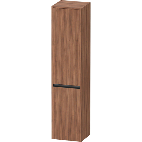 Duravit Ketho.2 Hoge kast - met 2 deuren - 40x176x36cm rechts - met tip onnoten - mat noten (hout) SW772605