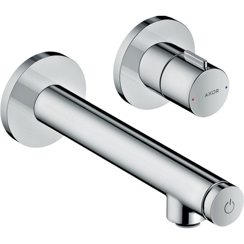 Axor Uno 3 select afdekset wand wastafelkraan 165 chroom OUT13583