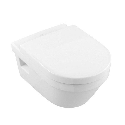 Villeroy & Boch Architectura toiletset Geberit inbouwreservoir toiletzitting Delta25 bedieningsplaat - glans wit SW225874
