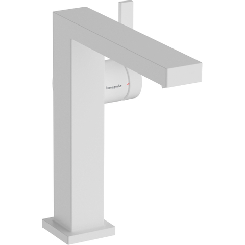 Hansgrohe Tecturis E 1 greeps wastafelkraan - 150 Fine - coolstart - zonder waste set - mat wit SW918505