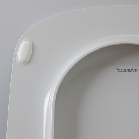 Duravit Durastyle Lunette cuvette rallongé avec couvercle et amortisseur blanc SW54214