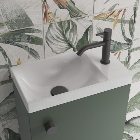 Crosswater MPRO Robinet de lavabo - slate gunmetal (anthracite) SW1108486