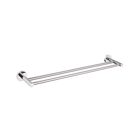 Adema Rise Porte-serviettes double - 60 cm - assorti à Grohe Chrome SW1472882