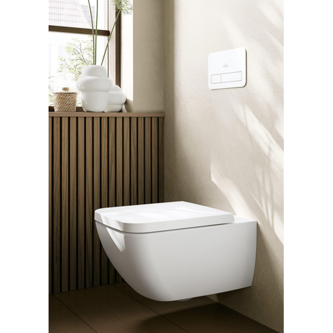 Villeroy & Boch venticello wandcloset - diepspoel DirectFlush - 37.5x56cm CeramicPlus - Stone White (mat wit) SW209653