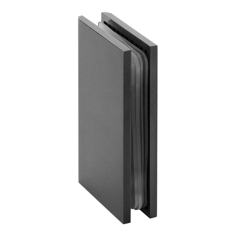 BRAUER Void paroi de douche à l'italienne verre clair 140x200 avec paroi latérale 40 incl. traitement anticalcaire PVD gunmetal brossé SW723974
