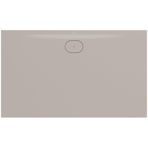 Villeroy & Boch Ecora douchebak - 150x90x3.5cm - afvoer lange zijde - almond (beige) SW1558934