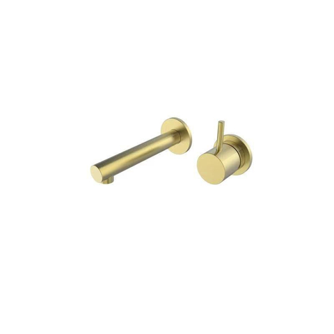 Wiesbaden Style Wastafelkraan - inbouw - PVD - geborsteld messing (goud) SW417819