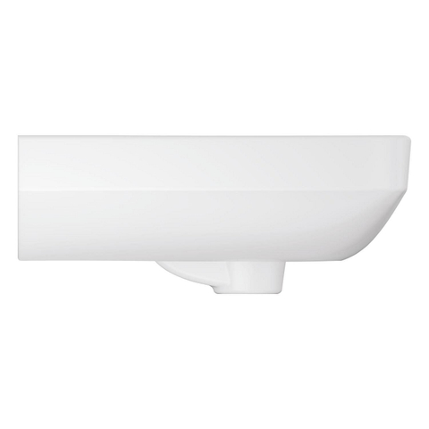 Grohe Euro Ceramic Wastafel - vrijhangend - 45x 39cm - met kraangat - met overloop - exclusief wandbevestiging - alpine wit SW1234860
