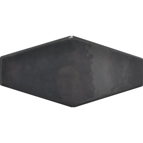 ÉCHANTILLON Terravito Bedoro carreau mural - 10x20cm - 8.5mm - Rectangle - Anthracite Brillant SW736009