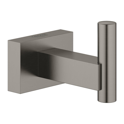 Grohe Essentials Cube Handdoekhaak - vierkant - hard graphite (antraciet) SW444365