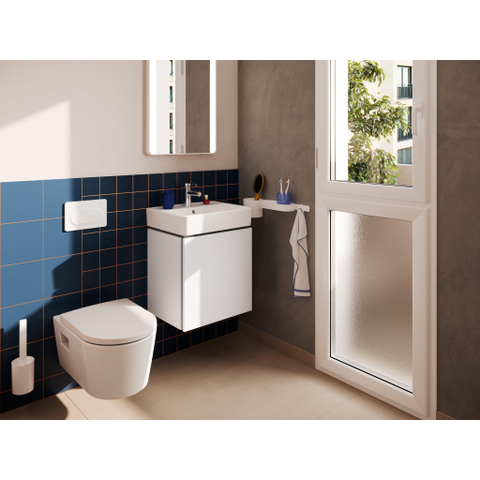 Hansgrohe Xanuia Q Wastafel/Fontein - 50x39cm - inbouw - 1 kraangat - met overloop - glans wit SW1165063