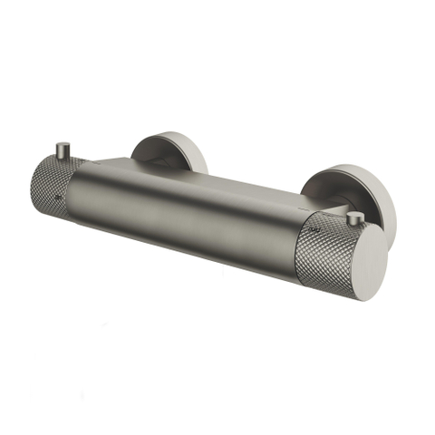 Hotbath Cobber X Thermostatische douchemengkraan - geborsteld nikkel (RVS) SW440776