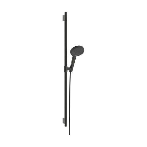 Hansgrohe Raindance Alive Select S Doucheset - 125 - 3jet - ecosmart - met glijstang Unica S Puro - 90 cm - geborsteld zwart chroom (antraciet) SW1319880