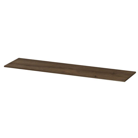 INK Topdeck Wastafelblad - 180x45x2cm - tbv onderkast - MDF - Fineer Chocolate SW493989