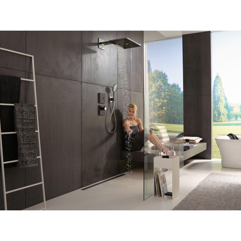Hansgrohe Raindance Select S Badset - 120 - 3jet - met doucheslang - 160 cm - hoogglans chroom 0605448