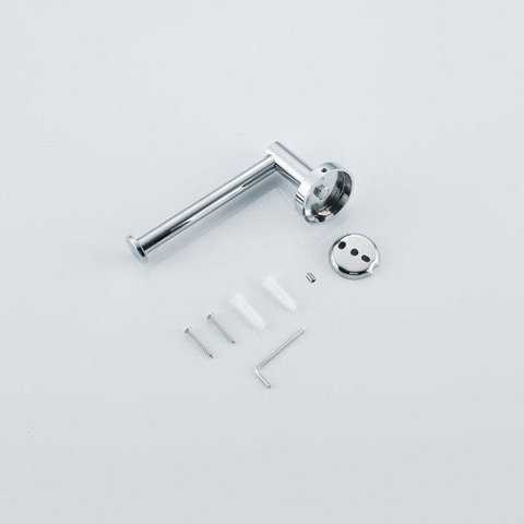 Fortifura Calvi Toiletset 5-delig - toiletrolhouder - reserverolhouder - toiletborstelhouder - handdoekhaak - pedaalemmer - hoogglans chroom SW1443516