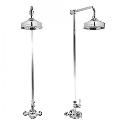 Crosswater Belgravia Regendouche - met vaste - 20cm - hoofddouche - hoogglans chroom SW24273