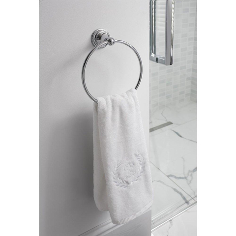 Crosswater Belgravia Handdoekring - hoogglans chroom SW24264