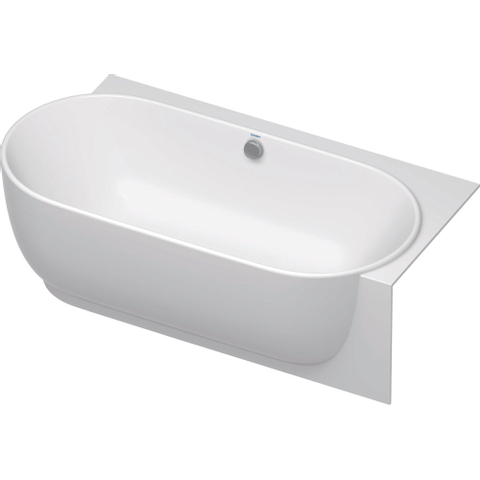 Duravit Luv Bad ovaal - 185x95cm hoek rechts - met paneel - mat wit SW228002